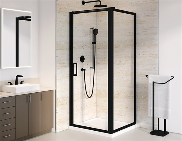 Cube 2-sided shower door Elera Collection