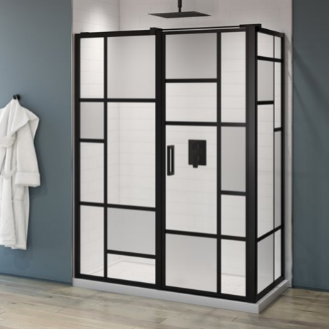 2-sided shower door Caro Collection