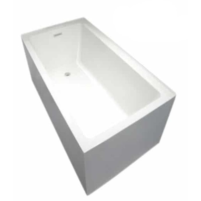 Svelte Collection corner freestanding bathtub c 59".