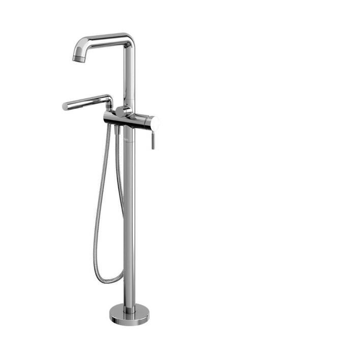 Freestanding bath faucet with hand shower Preciso Collection