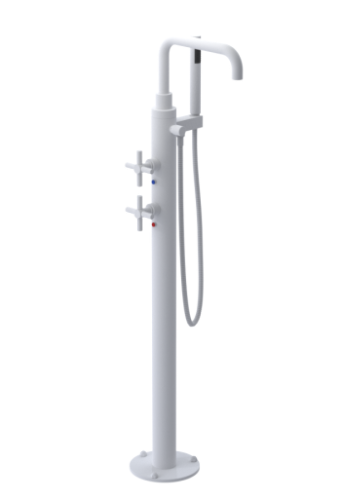 Genesis freestanding bath faucet with hand shower
