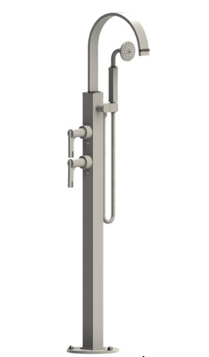 R10 freestanding bath faucet with hand shower