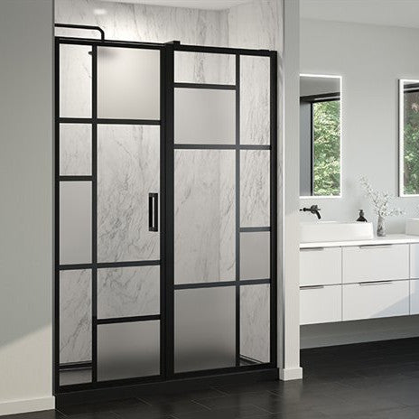 Alcove shower door kit Caro Collection