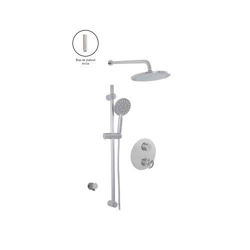 Thermostatic shower system - 2 functions Collection 1840