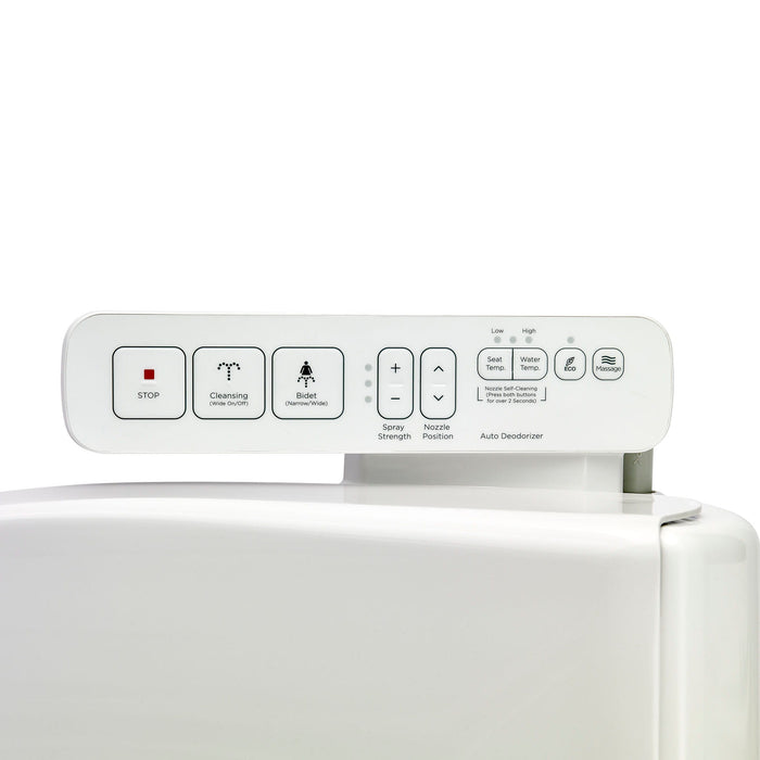 Bidet seat with side panel Advanced Clean AC 1.0