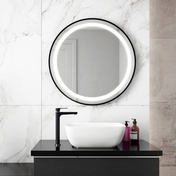 Miroir à éclairage Del pour salle de bain Collection EFFECT 30” X 30”