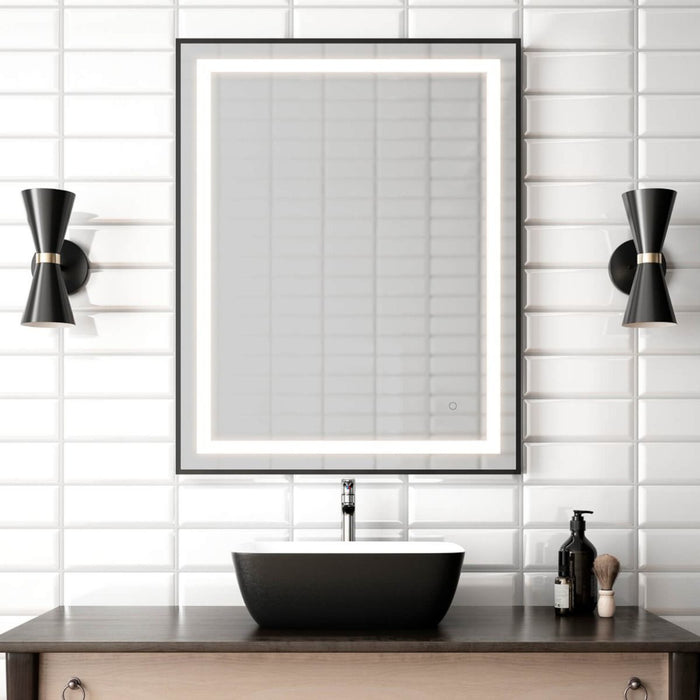 Miroir à éclairage Del pour salle de bain Collection EFFECT 30” X 38”