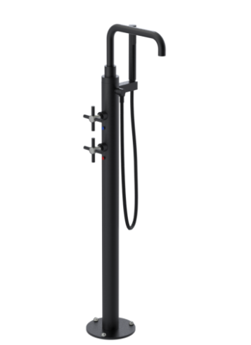 Genesis freestanding bath faucet with hand shower