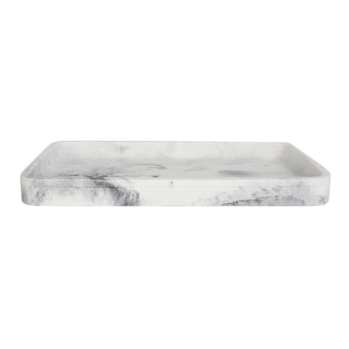 Resin tray, marble finish Michaelangelo Collection