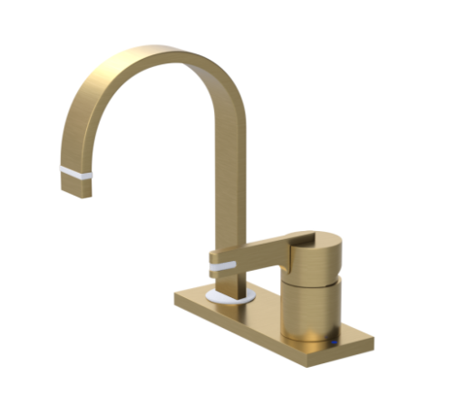 Single lever basin tap 4" R10