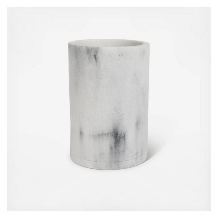 Toothbrush holder glass in resin, marbled finish Michaelangelo Collection