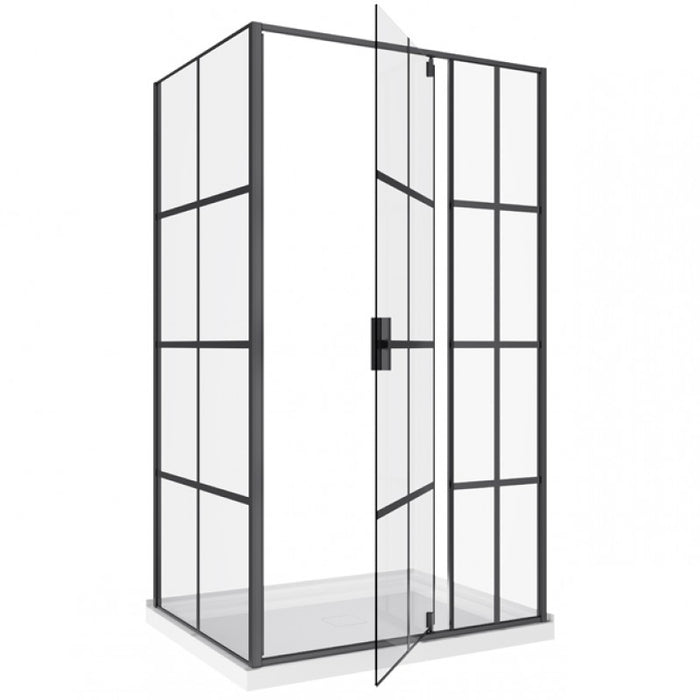 Duo Vienna 2-sided shower doors and 48" X 36" base